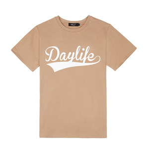 [데이라이프]DAYLIFE BASEBALL ROUND T (BEIGE) 반팔 반팔티 티셔츠