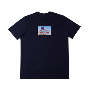 [EINEN] 아이넨 Peerless Wellas 1/2 T-Shirts Navy