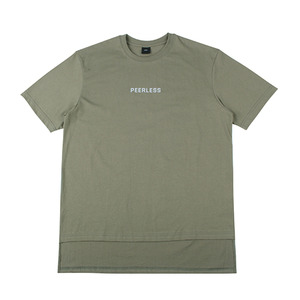 [EINEN] 아이넨 Peerless Doubleside 1/2 T-Shirts Khaki