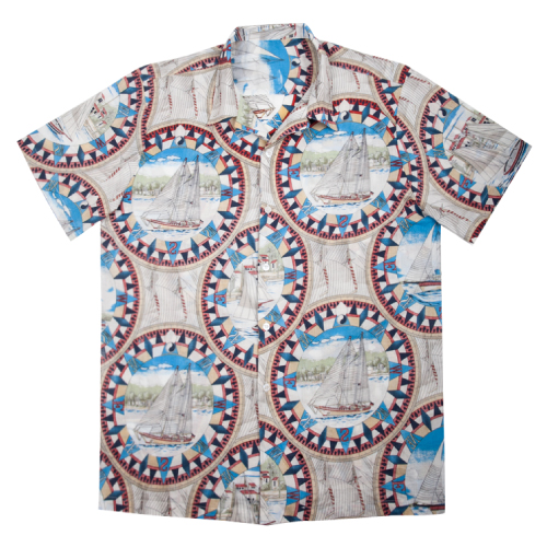 데일리코디  유니크한 패턴  다빈치 하와이안셔츠  