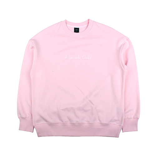 [EINEN] 아이넨 Child Dropshoulder Sweatshirts Pink