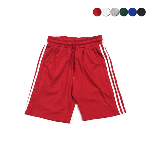 [GINGHAMBUS] 깅엄버스 Side Panel Striped Track Shorts(6color)(unisex)