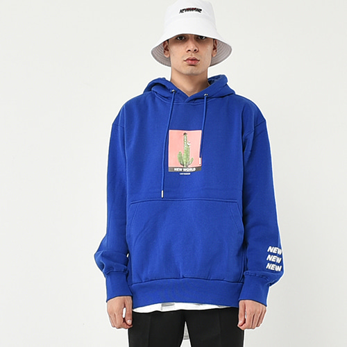[BYL]NEWW COLOR OVER HOODY BLUE