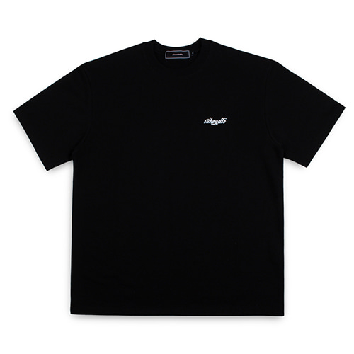 [EINEN] 아이넨 silhouette t-shirts black